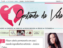 Tablet Screenshot of gostandodavida.com